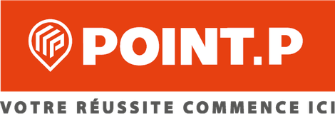 Logo Point.P, fournisseur de RM Couverture